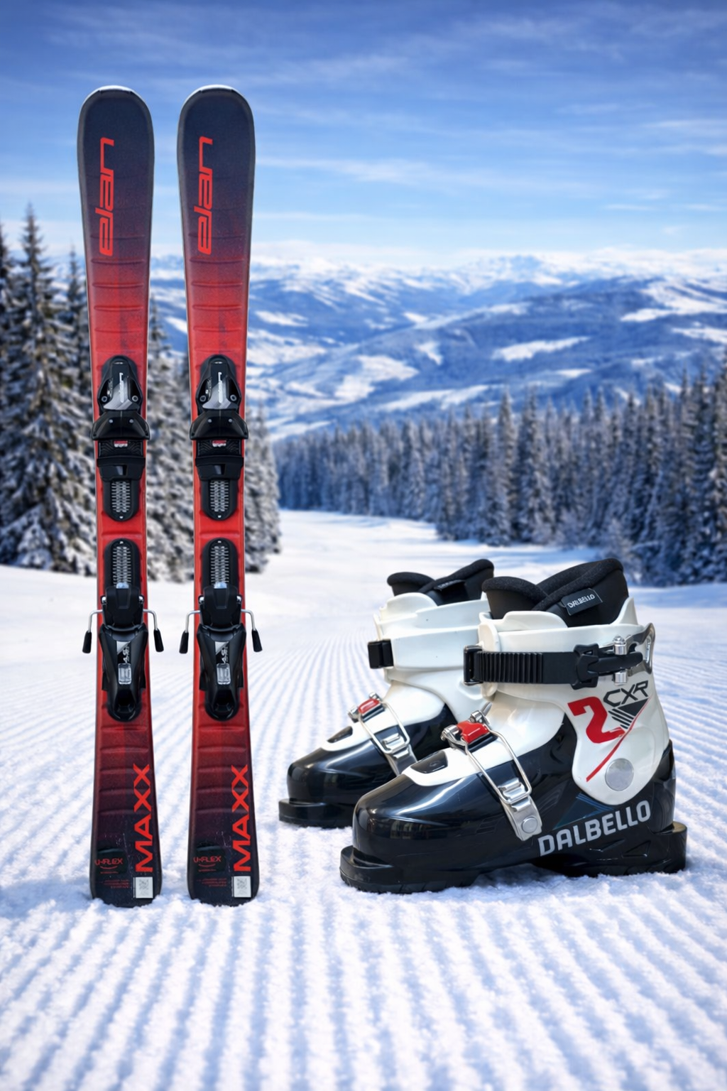 Equipo Ski Junior Premium (Tablas, botas y bastones)